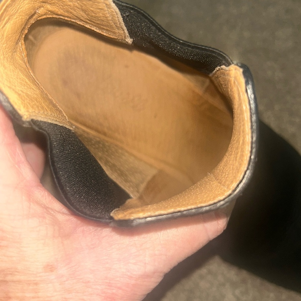 Madewell The Regan Black Leather Boots Size 8 - Picture 11 of 13
